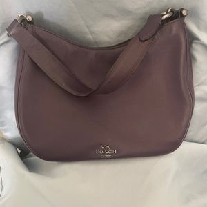Coach Nomad Aborigine (deep purple) Leather Handbag